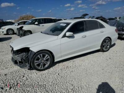 2015 Mercedes-Benz E-CLASS 250 Bluetec, белый — VIN WDDHF0EB8FB157452, Copart