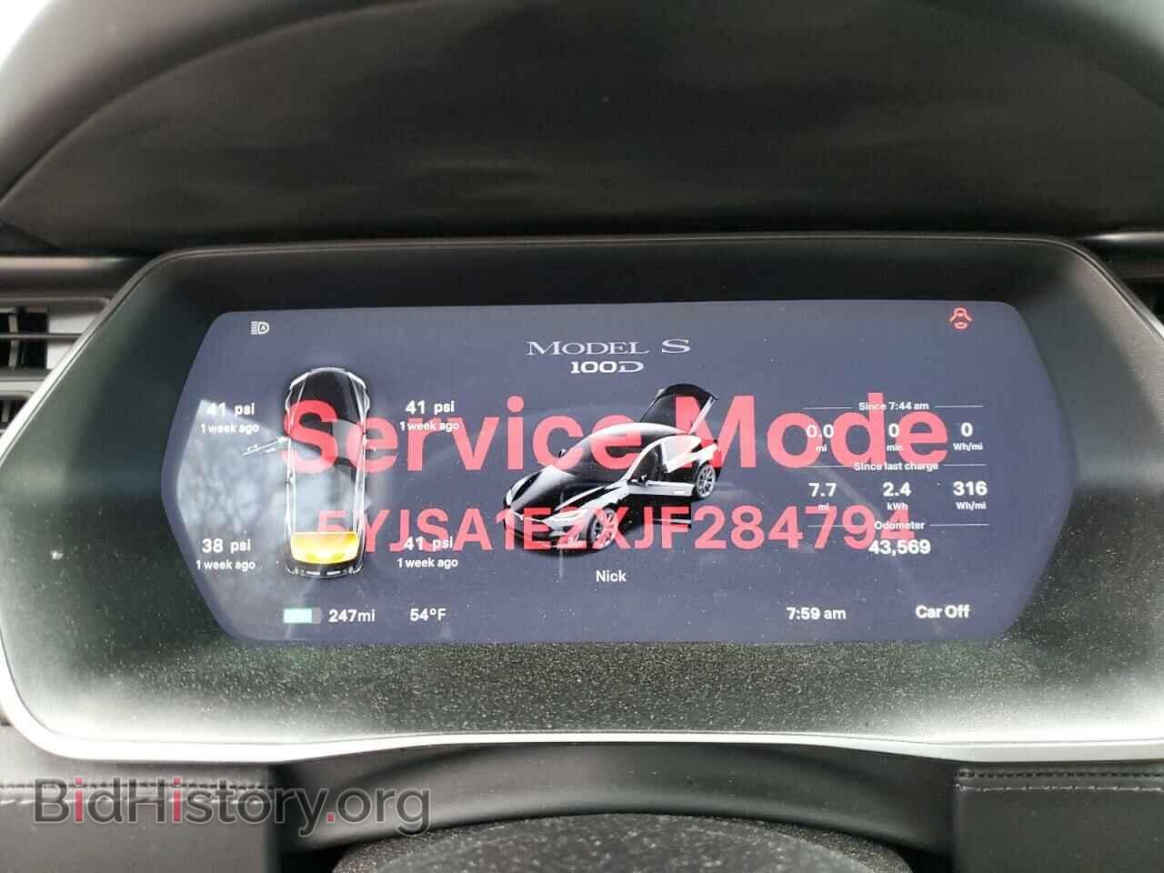 2018 TESLA MODEL S - VIN: 5YJSA1E2XJF284794 - Photo 9