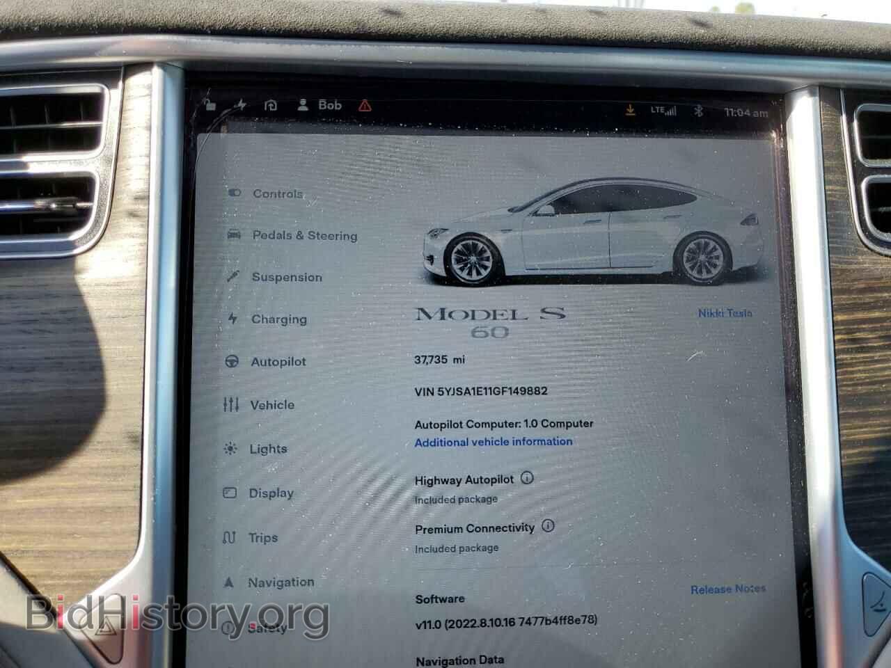 2016 TESLA MODEL S - VIN: 5YJSA1E11GF149882 - Photo 9