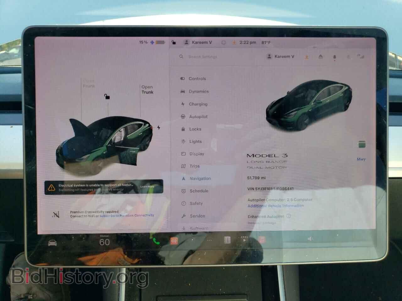 2018 TESLA MODEL 3 - VIN: 5YJ3E1EB5JF086441 - Фото 9