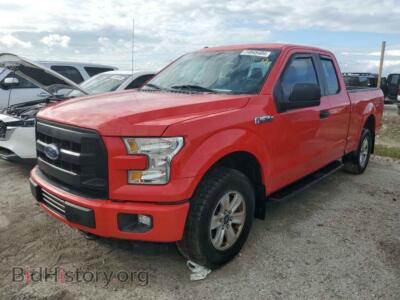 2015 Ford F-150 Super Cab, red — VIN 1FTFX1EF2FFC47647, Copart