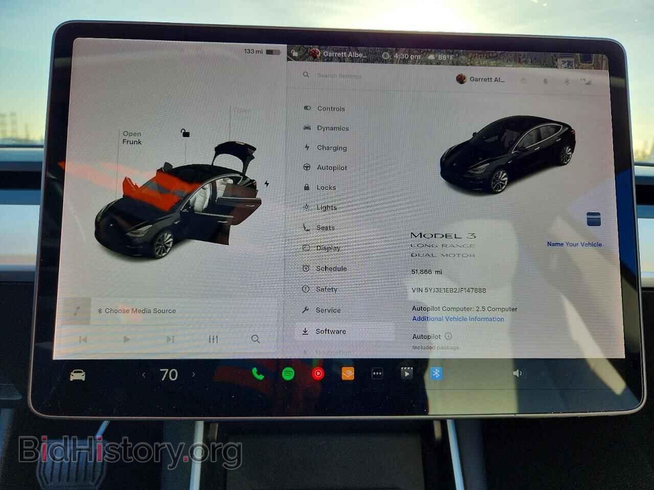 2018 TESLA MODEL 3 - VIN: 5YJ3E1EB2JF147888 - Photo 9