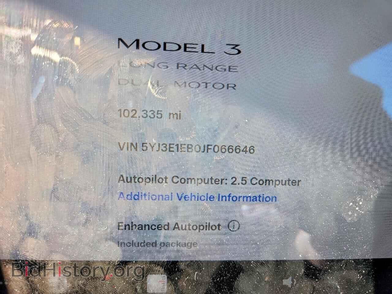 2018 TESLA MODEL 3 - VIN: 5YJ3E1EB0JF066646 - Photo 9