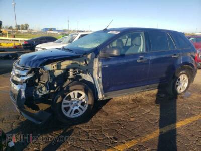 2012 Ford EDGE SE, blue — VIN 2FMDK3GC1CBA36954, Copart
