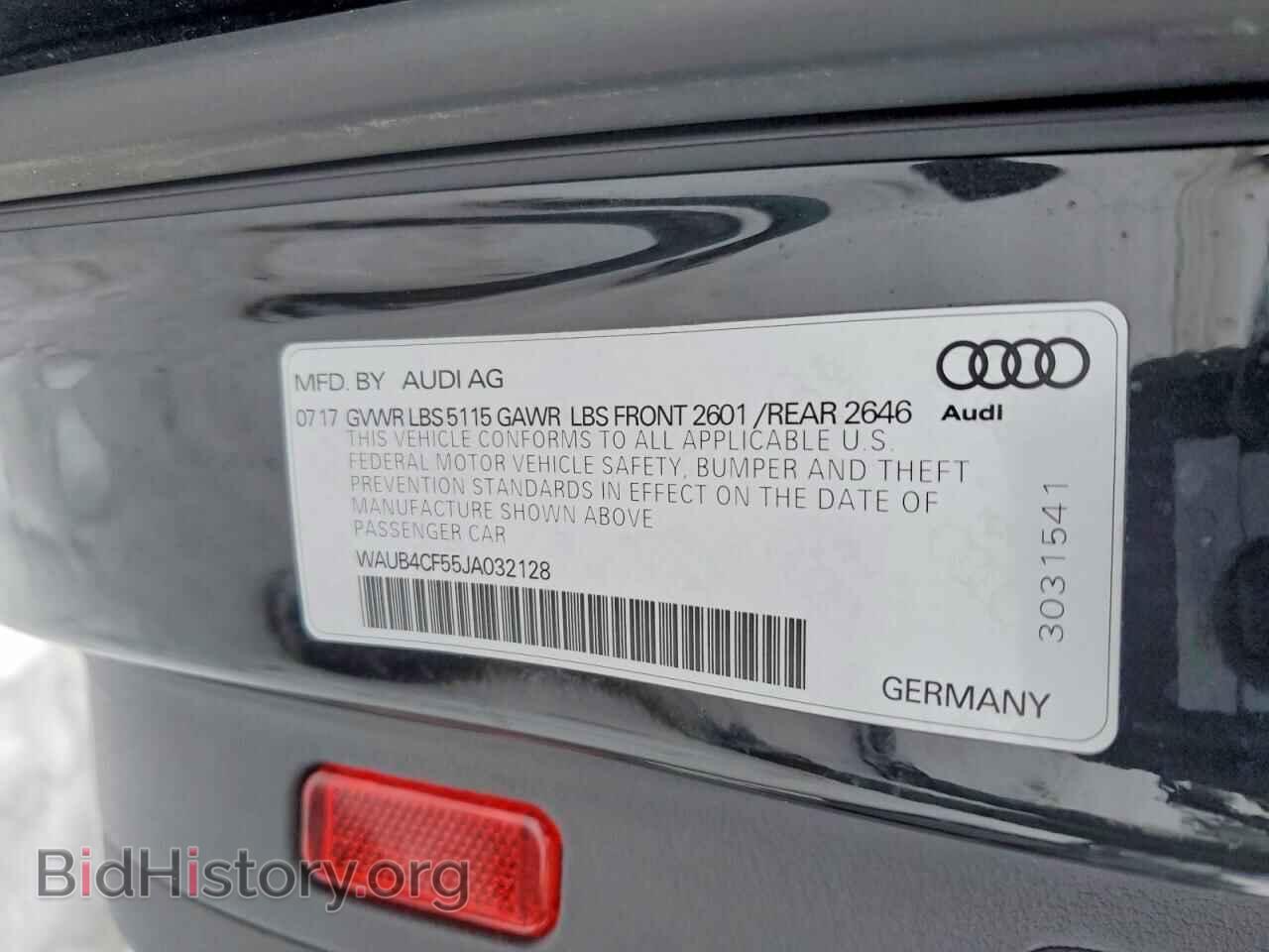 2018 AUDI S5/RS5 - VIN: WAUB4CF55JA032128 - Фото 12
