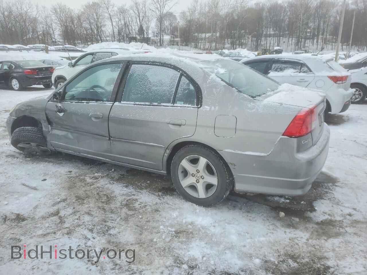 2005 HONDA CIVIC - VIN: 2HGES26705H606788 - Фото 2