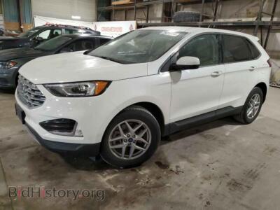 2021 Ford EDGE SEL, белый — VIN 2FMPK4J97MBA44543, Copart