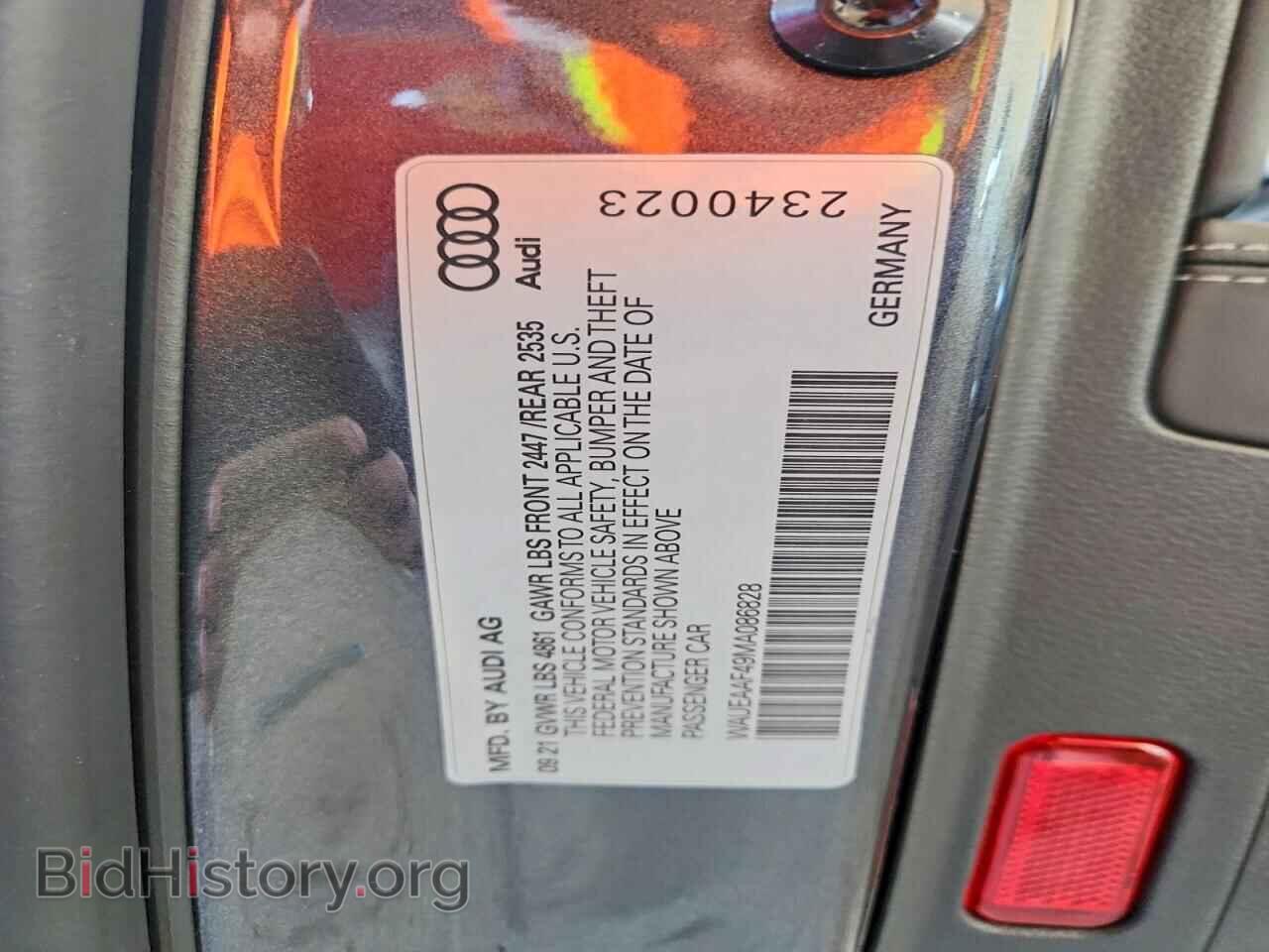 2021 AUDI A4 - VIN: WAUEAAF49MA086828 - Фото 12