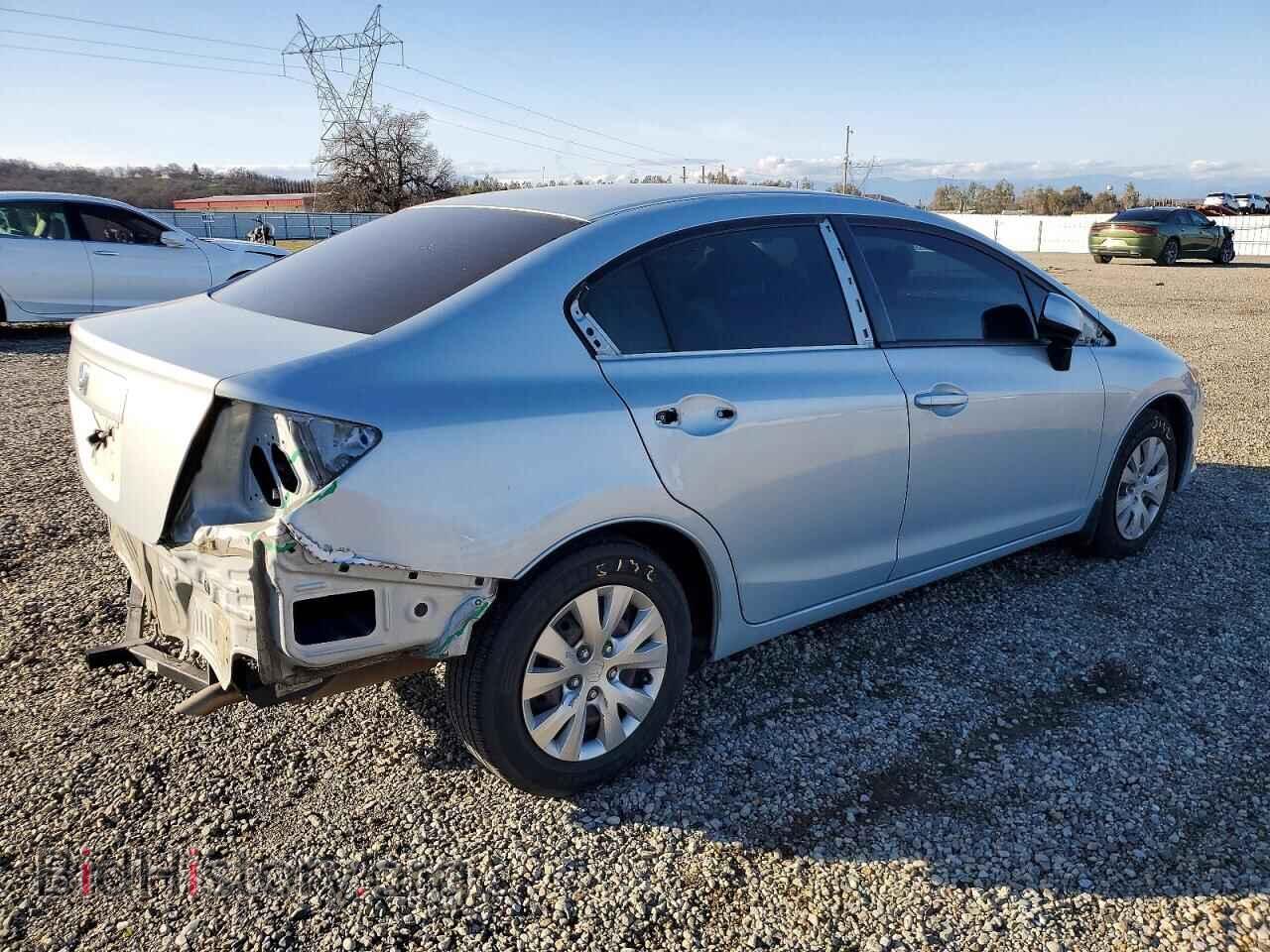 2012 HONDA CIVIC - VIN: 2HGFB2F59CH535297 - Фото 3