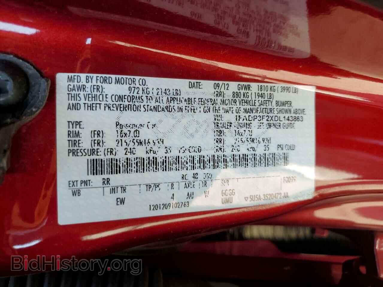 2013 FORD FOCUS - VIN: 1FADP3F2XDL143863 - Photo 13
