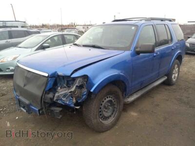 2010 Ford EXPLORER XLT, blue — VIN 1FMEU7DEXAUA55229, Copart