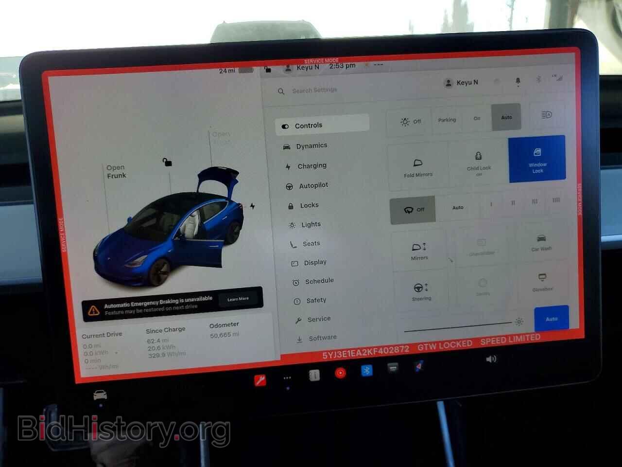 2019 TESLA MODEL 3 - VIN: 5YJ3E1EA2KF402872 - Photo 9