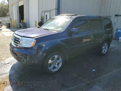 2014 Honda PILOT Pilot EXL, синий — VIN 5FNYF3H55EB003228, Copart