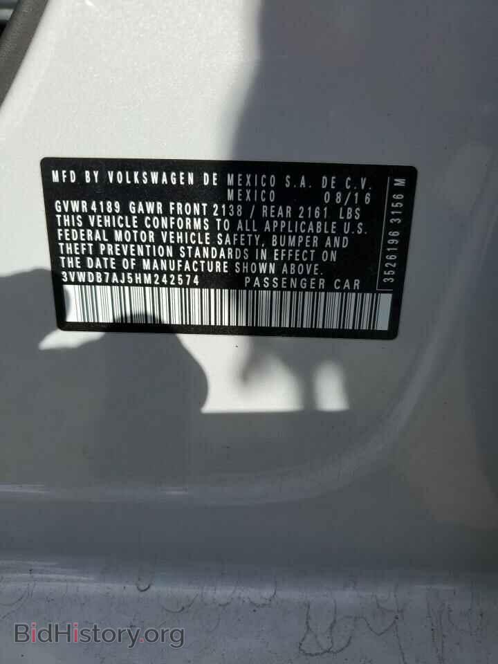 2017 VOLKSWAGEN JETTA - VIN: 3VWDB7AJ5HM242574 - Фото 13
