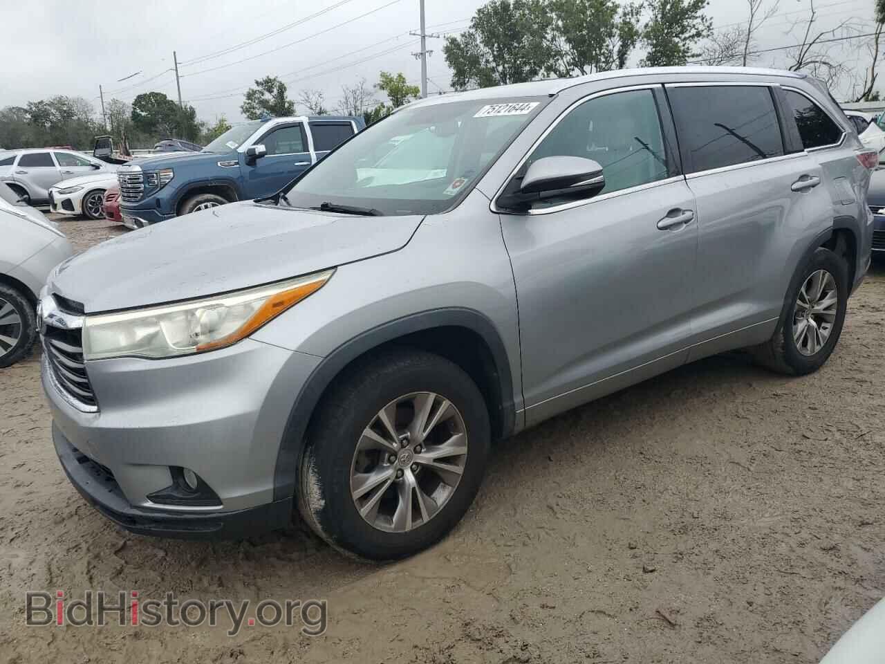 Photo 5TDKKRFH5FS105370 - TOYOTA HIGHLANDER 2015