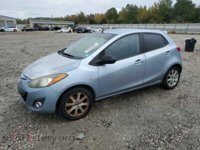 2013 Mazda 2, бирюзовый — VIN JM1DE1LY4D0158552, Copart
