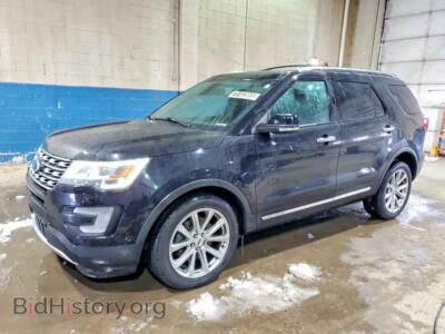 2017 Ford EXPLORER Limited, черный — VIN 1FM5K8FH9HGE00696, Copart