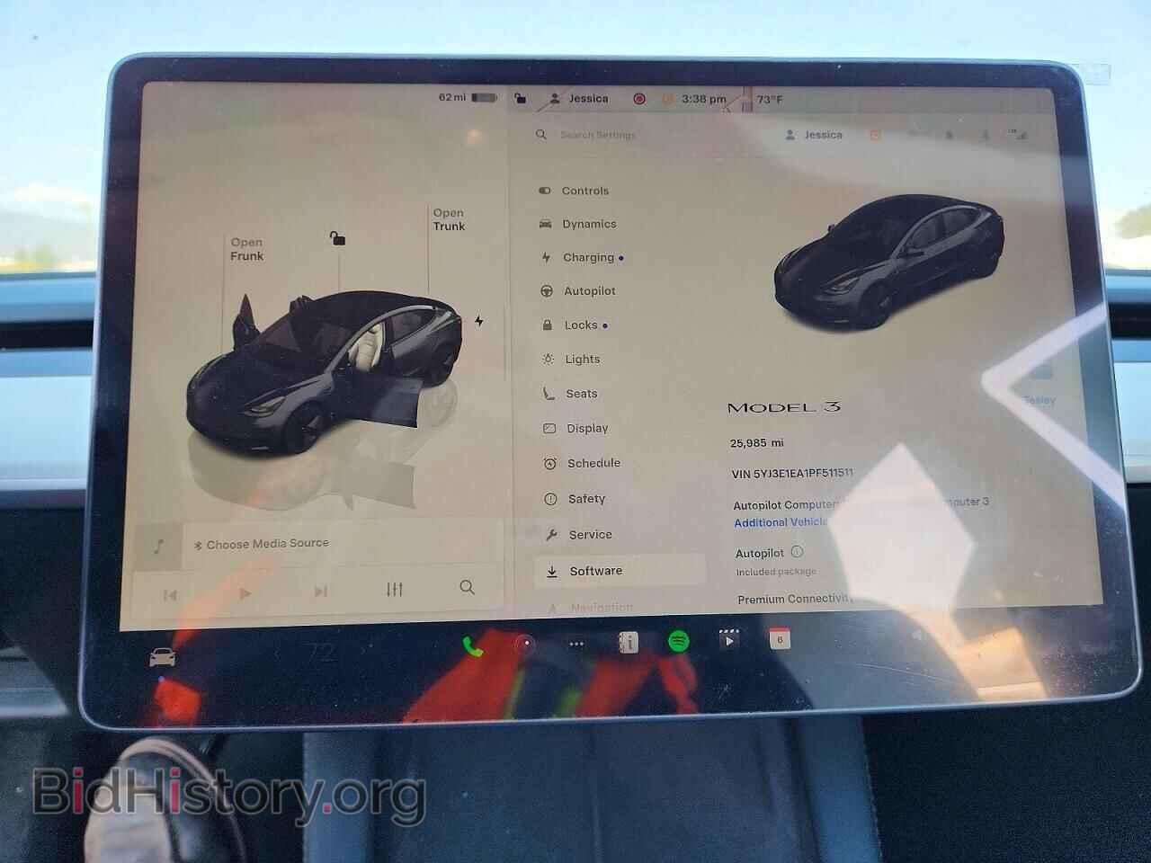 2023 TESLA MODEL 3 - VIN: 5YJ3E1EA1PF511511 - Фото 9