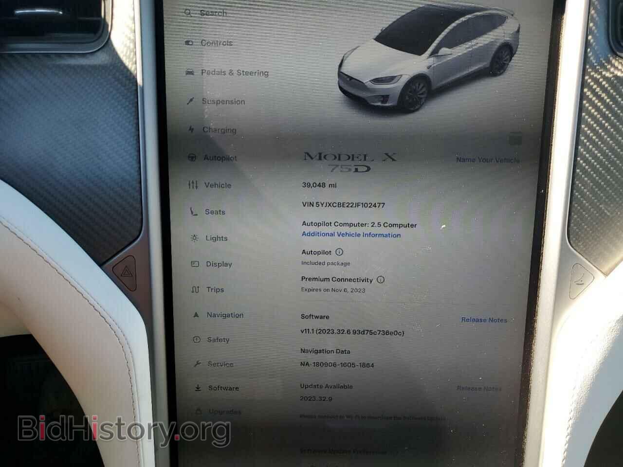 2018 TESLA MODEL X - VIN: 5YJXCBE22JF102477 - Photo 9