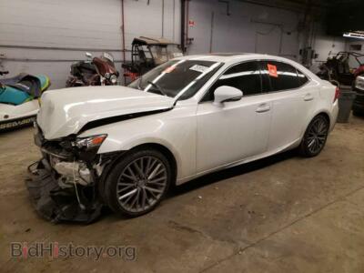 2015 Lexus IS 250, белый — VIN JTHCF1D2XF5018688, Copart