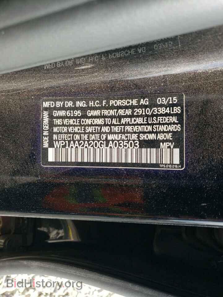 2016 PORSCHE CAYENNE - VIN: WP1AA2A20GLA03503 - Фото 13