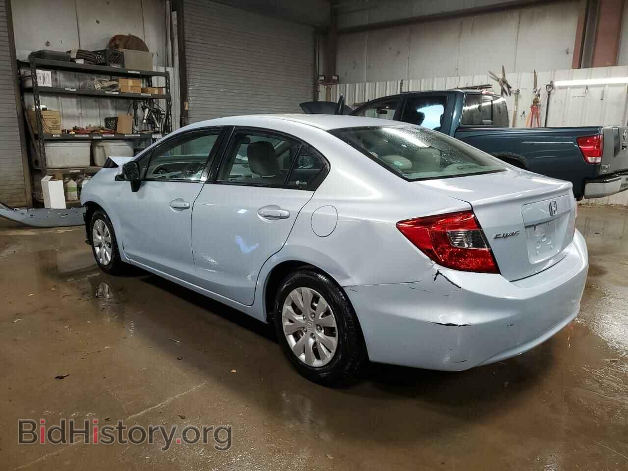2012 HONDA CIVIC - VIN: 2HGFB2F52CH595373 - Фото 2