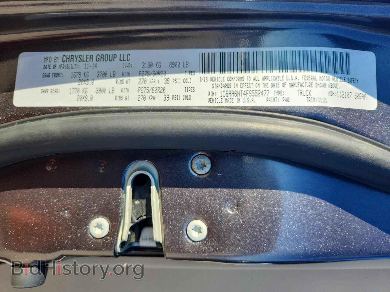 2015 RAM 1500 - VIN: 1C6RR6NT4FS552477 - Фото 13