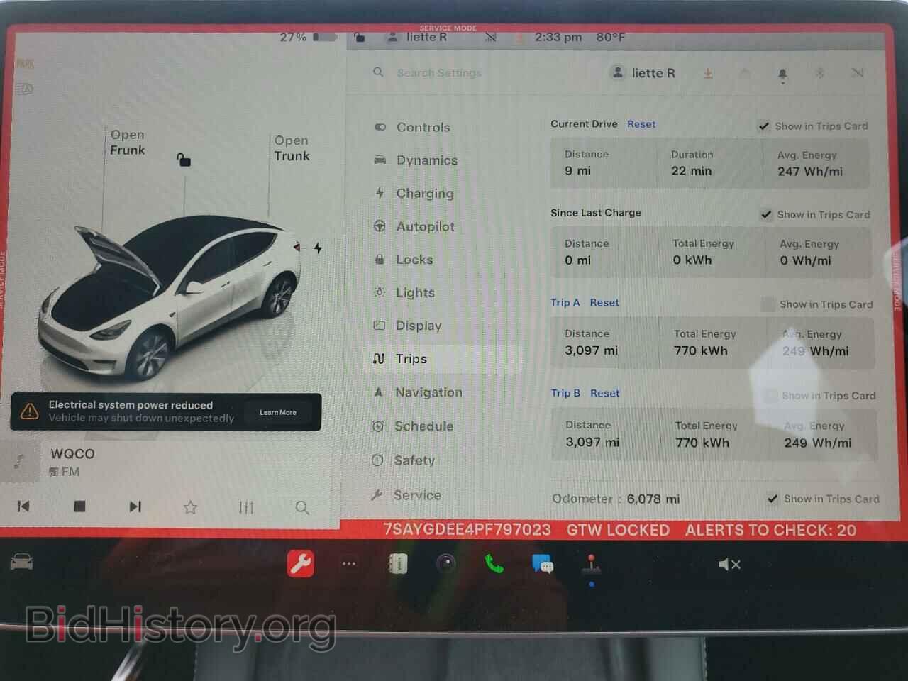 2023 TESLA MODEL Y - VIN: 7SAYGDEE4PF797023 - Фото 9