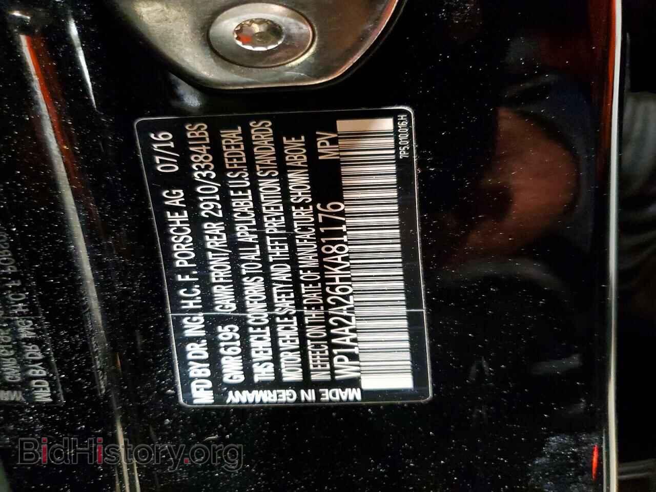 2017 PORSCHE CAYENNE - VIN: WP1AA2A26HKA81176 - Photo 13