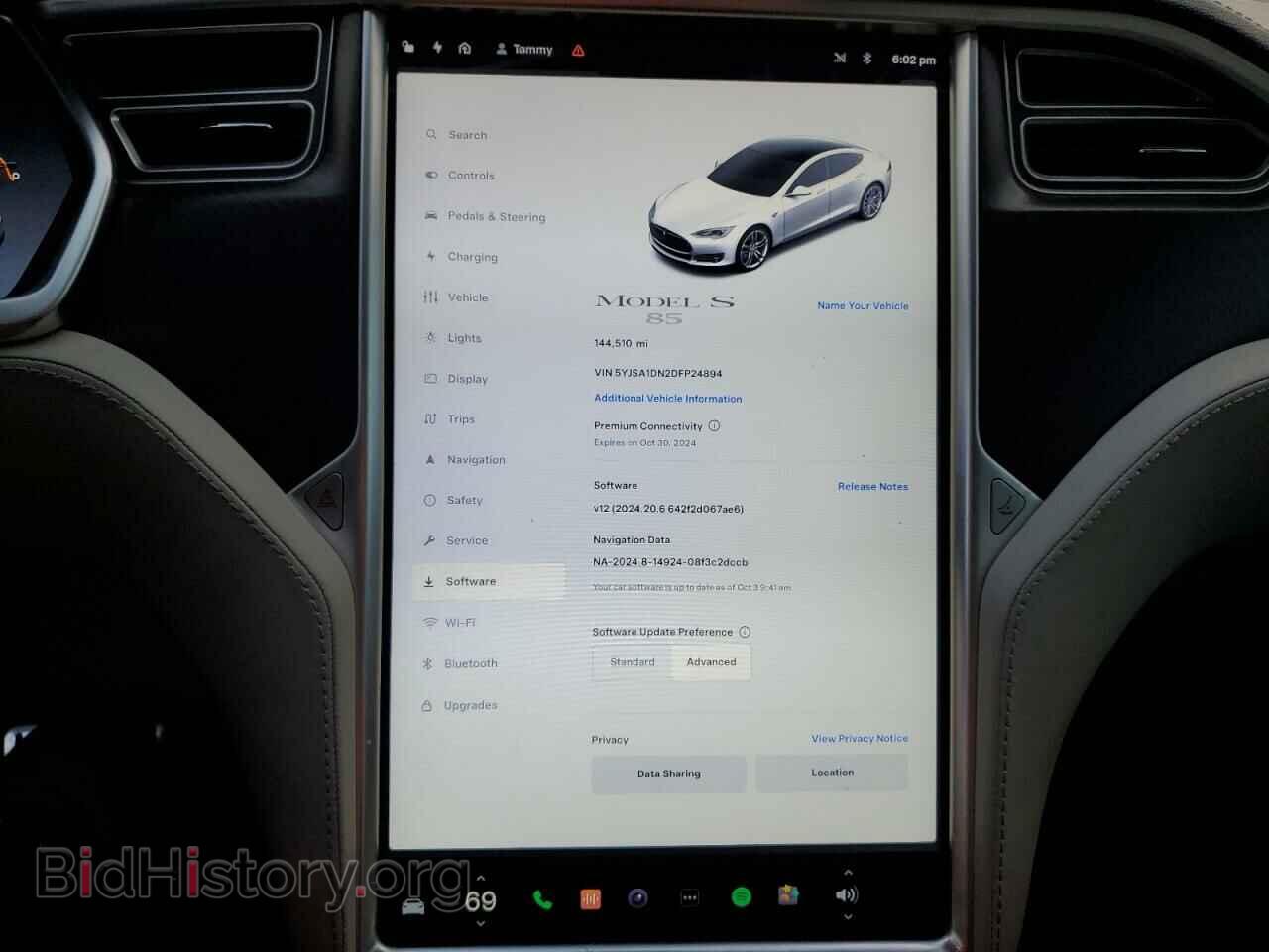 2013 TESLA MODEL S - VIN: 5YJSA1DN2DFP24894 - Photo 9