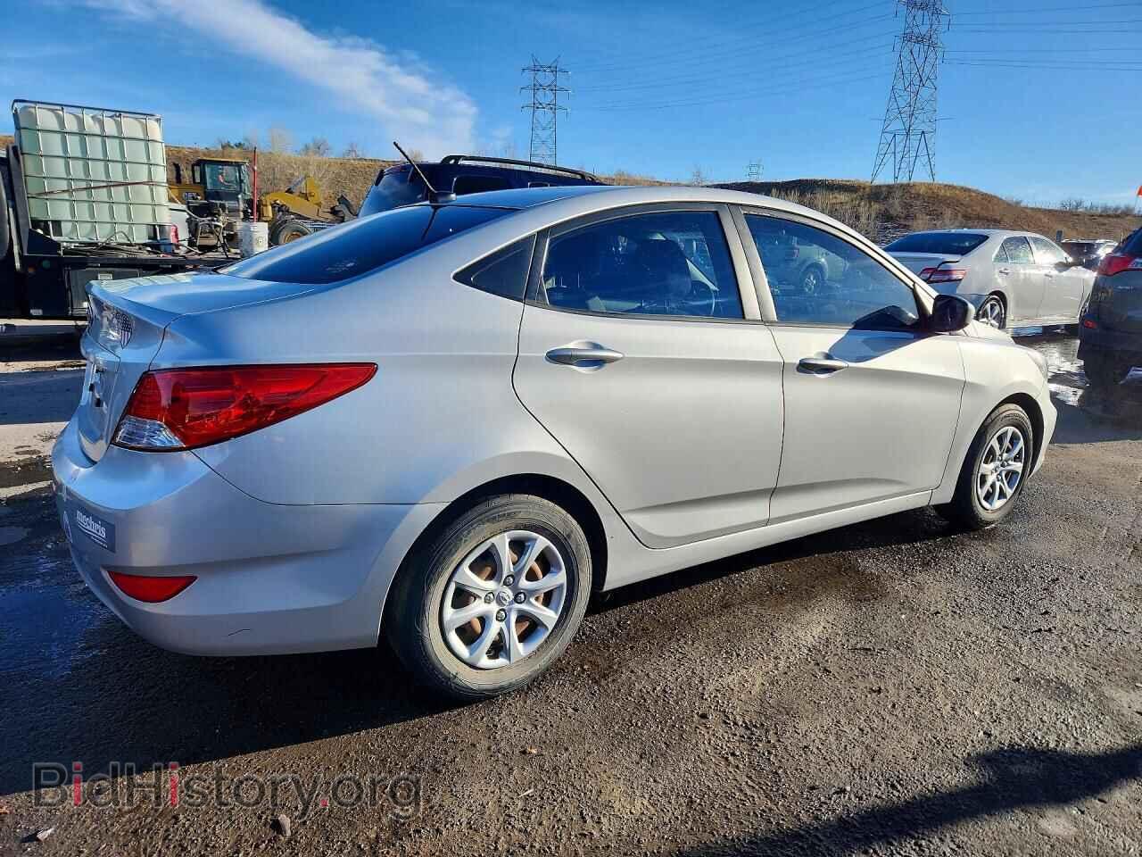2014 HYUNDAI ACCENT - VIN: KMHCT4AE1EU668598 - Фото 3