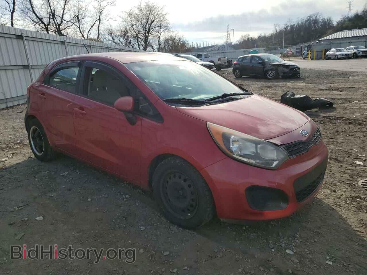 2012 KIA RIO - VIN: KNADM5A39C6090372 - Фото 4