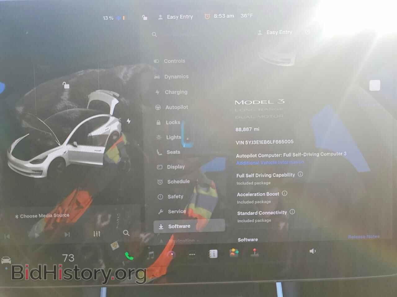 2020 TESLA MODEL 3 - VIN: 5YJ3E1EB6LF665005 - Photo 9