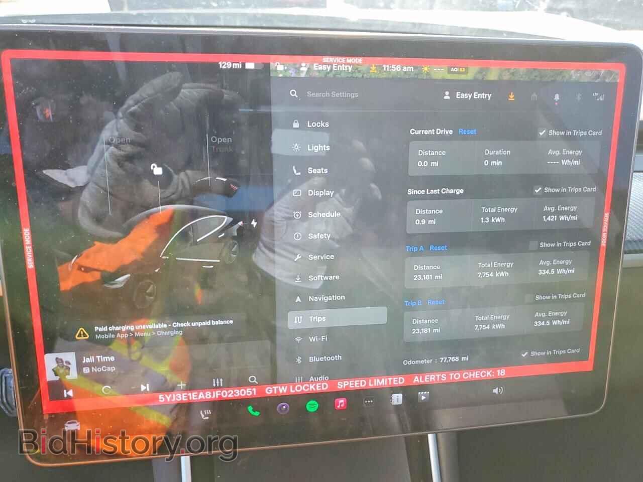 2018 TESLA MODEL 3 - VIN: 5YJ3E1EA8JF023051 - Фото 9
