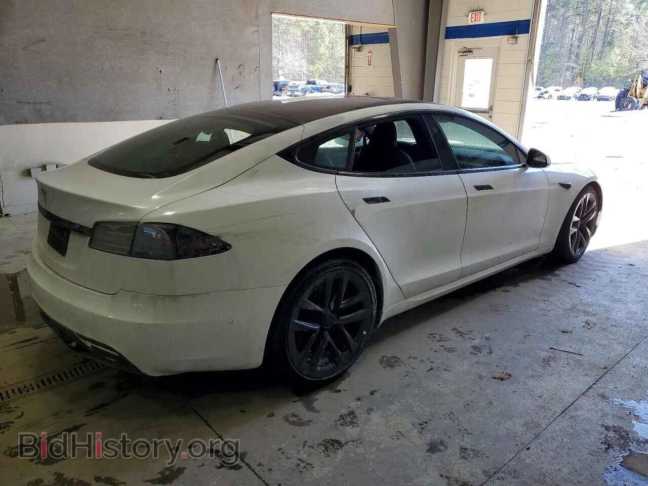2022 TESLA MODEL S - VIN: 5YJSA1E52NF476436 - Фото 3