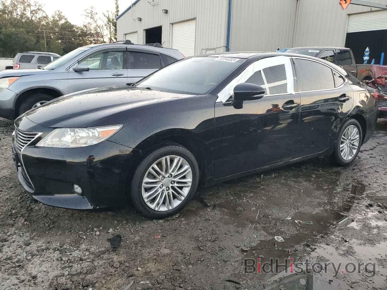 Report JTHBK1GG6E2086744 LEXUS ES350 2014 BLACK GAS price and damage