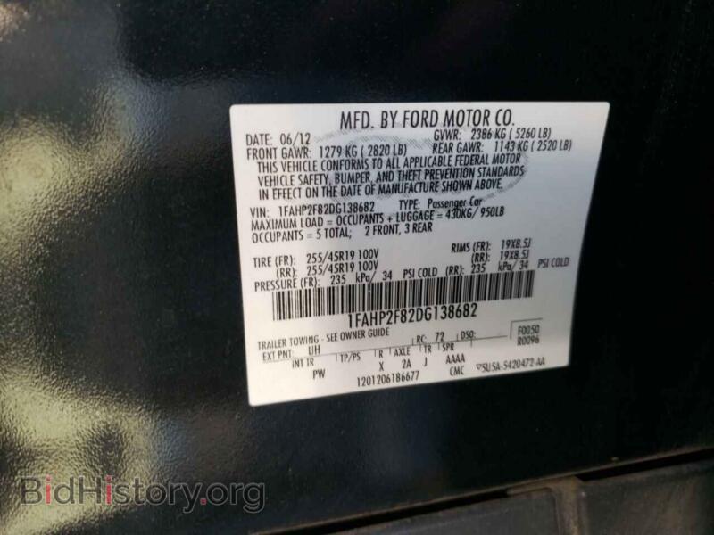2013 Ford TAURUS (VIN 1FAHP2F82DG138682) — photo 12 of 12
