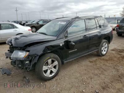 2014 Jeep COMPASS Compass LA, черный — VIN 1C4NJDEB3ED521587, Copart