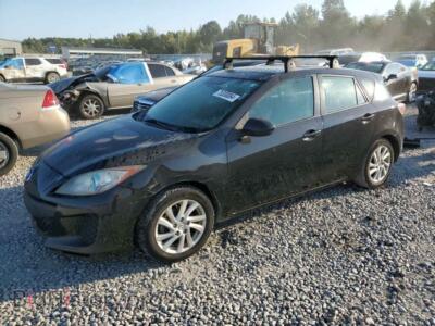 2012 Mazda 3 I, black — VIN JM1BL1L79C1631651, Copart