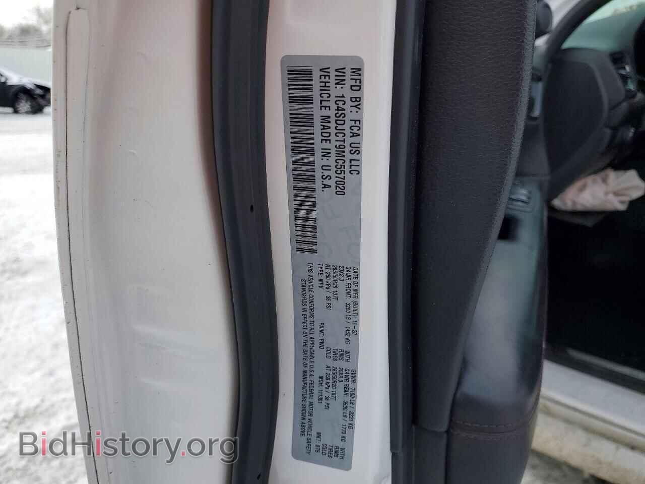 2021 DODGE DURANGO - VIN: 1C4SDJCT9MC557020 - Фото 13
