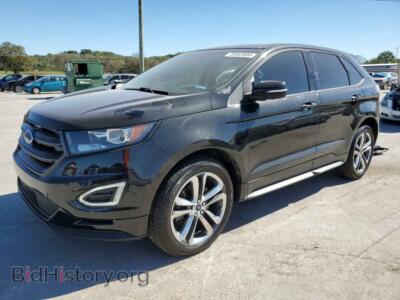 2015 Ford EDGE Sport, black — VIN 2FMTK3AP2FBB37190, Copart