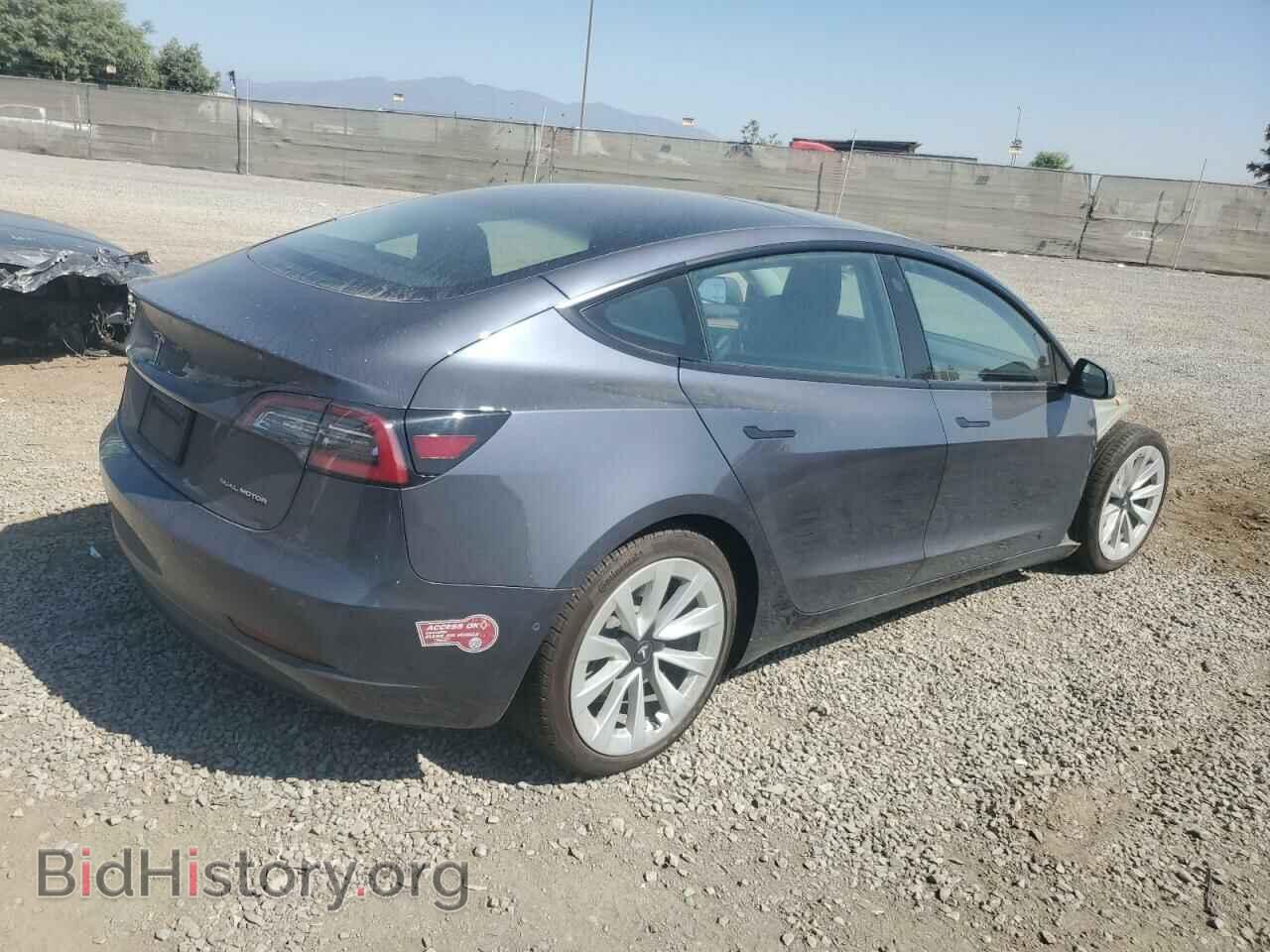 2022 TESLA MODEL 3 - VIN: 5YJ3E1EB5NF350473 - Фото 3