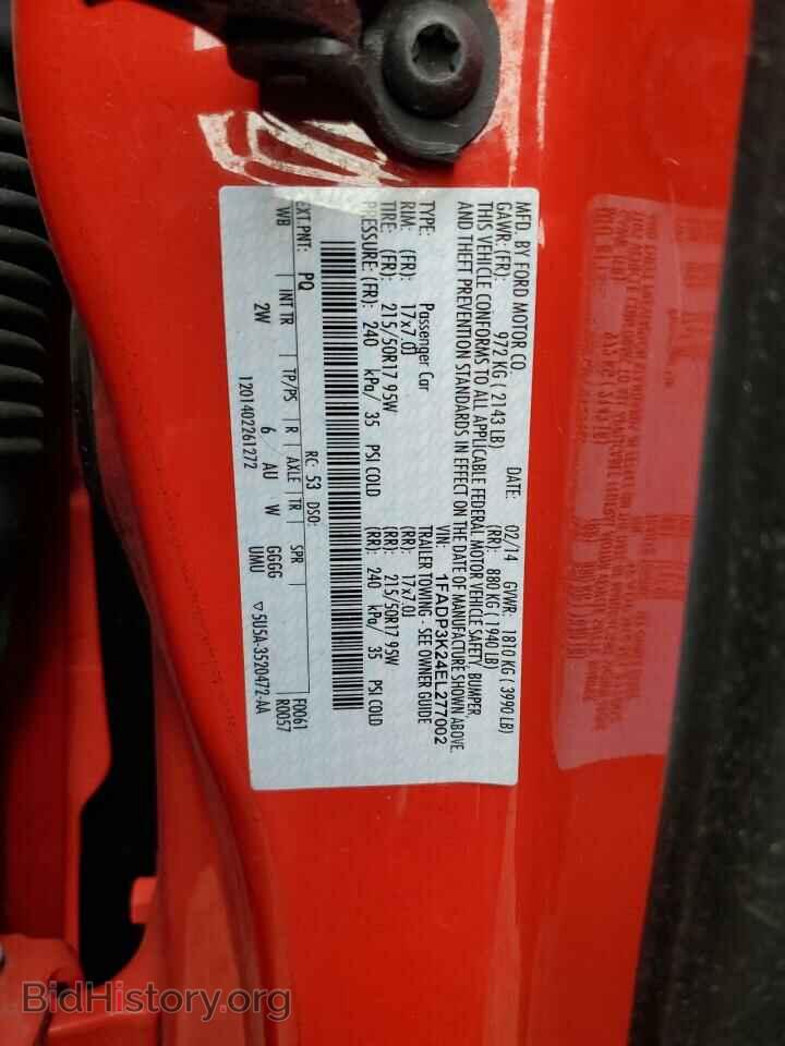 2014 FORD FOCUS - VIN: 1FADP3K24EL277002 - Фото 12