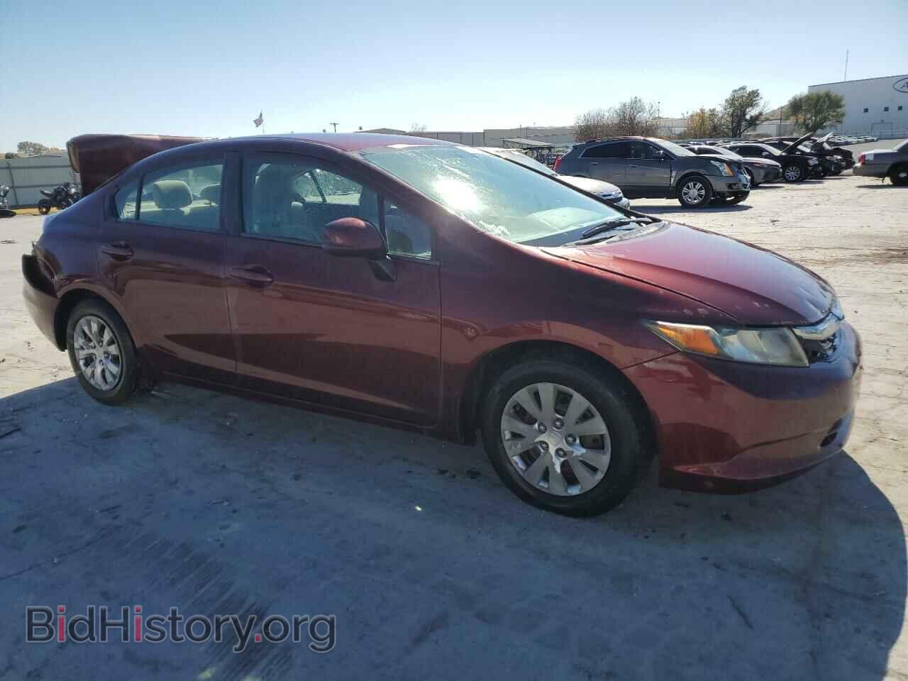 2012 HONDA CIVIC - VIN: 2HGFB2F55CH606866 - Фото 4