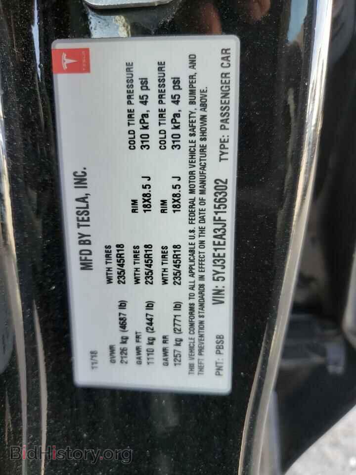 2018 TESLA MODEL 3 - VIN: 5YJ3E1EA3JF156302 - Photo 13