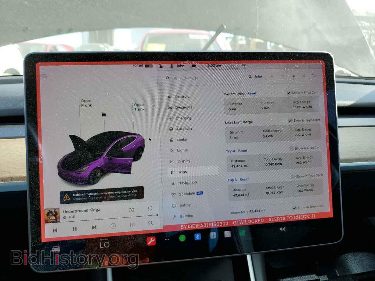 2018 TESLA MODEL 3 - VIN: 5YJ3E1EA3JF156302 - Photo 9