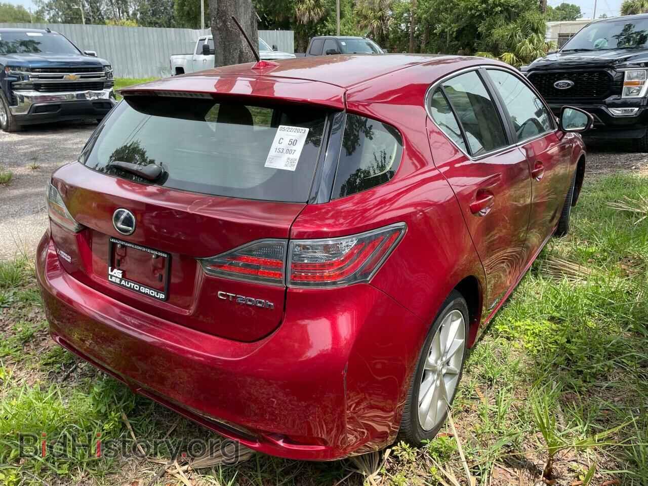 2012 LEXUS CT 200 - VIN: JTHKD5BH8C2084248 - Фото 4