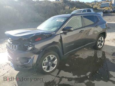 2021 Jeep COMPASS Limited, gray — VIN 3C4NJDCBXMT553531, Copart