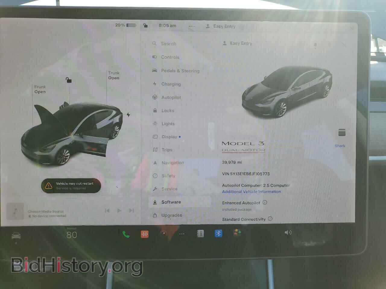 2018 TESLA MODEL 3 - VIN: 5YJ3E1EB6JF105773 - Фото 9