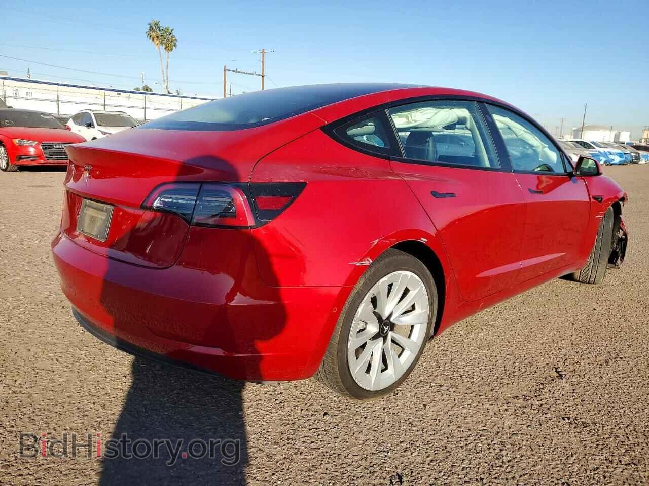 2022 TESLA MODEL 3 - VIN: 5YJ3E1EA2NF288344 - Фото 3